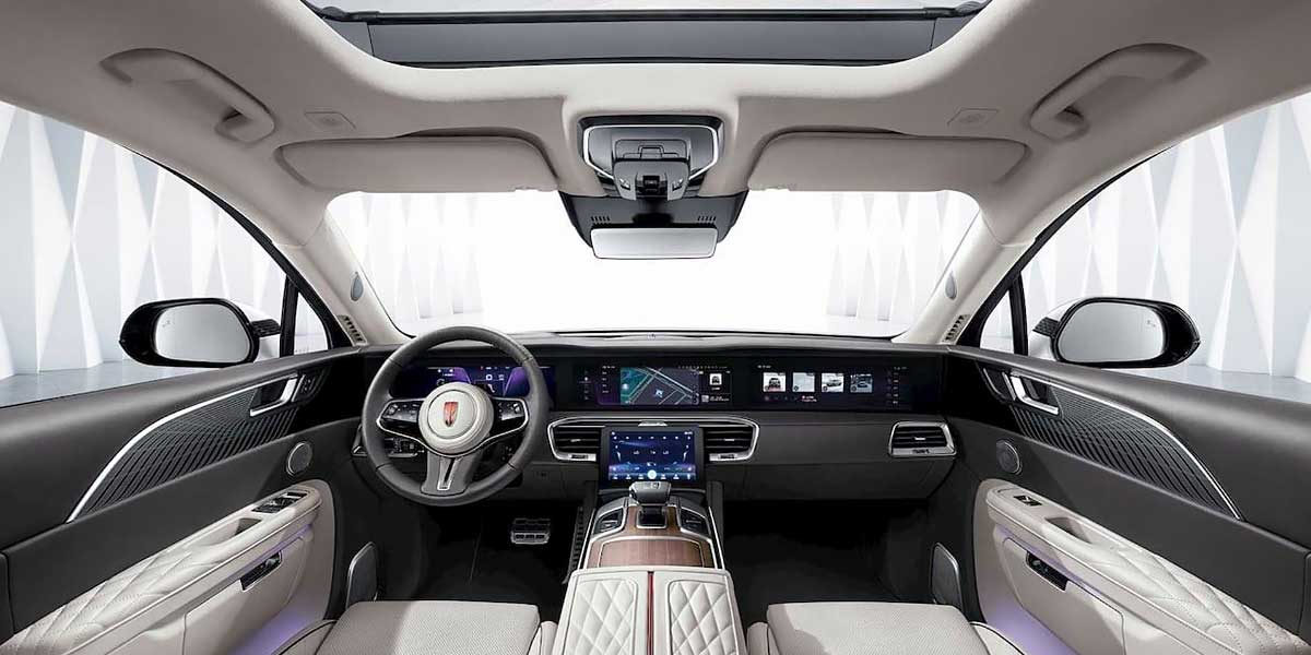 HongQi E HS9 interior