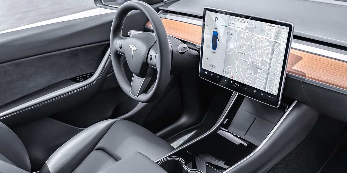 TESLA- Model Y Standard Range interior