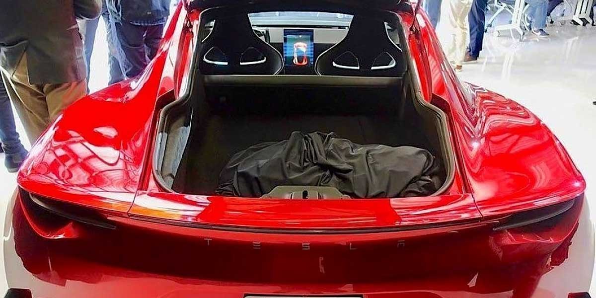 TESLA Roadster inside