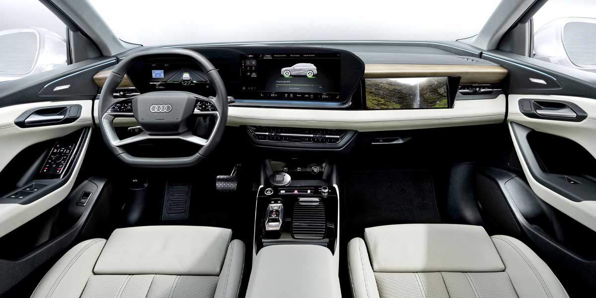 Audi A6 e tron interior