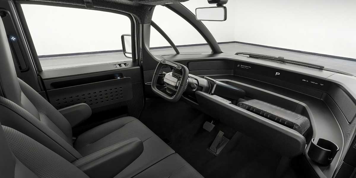 Canoo Pickup Truck interior