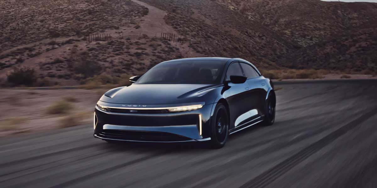 Lucid Air Sapphire range