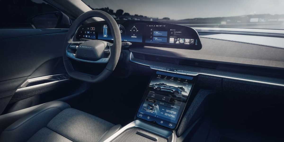 Lucid Air Sapphire inside