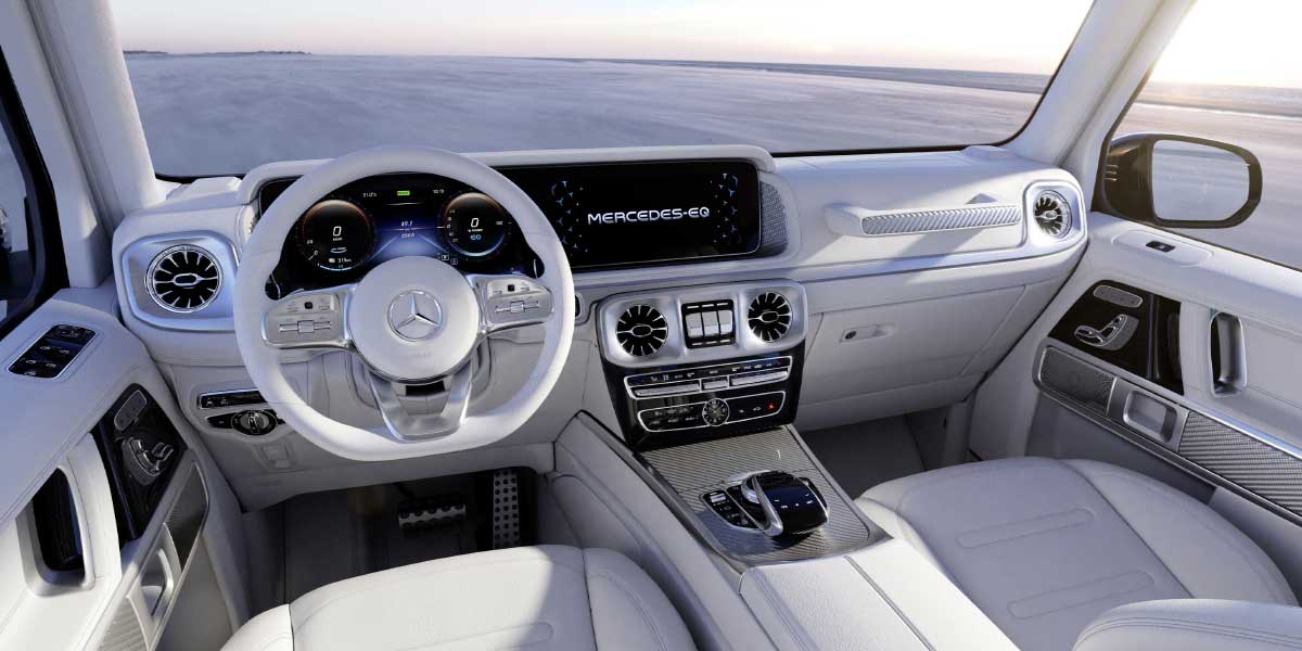 Mercedes EQG interior