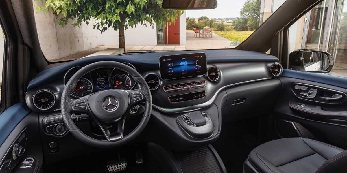 Mercedes Benz EQV 300 Extra Long interior