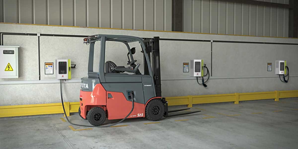 SETEC POWER Electric Forklift DC Wallbox Forklift Charger 1