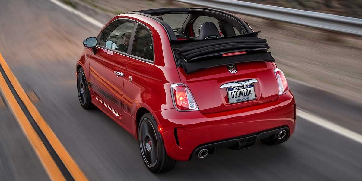 Abarth 500e red