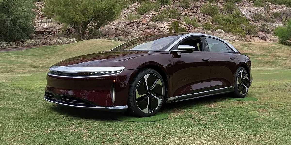 Lucid Air Dream Edition Performance range