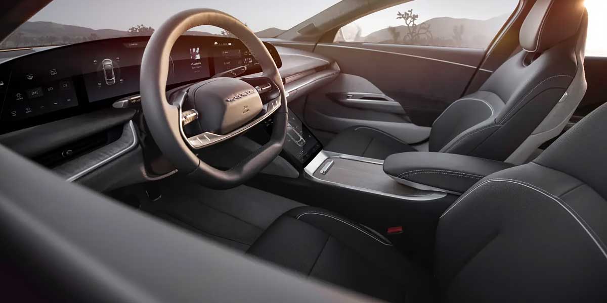 Lucid Air Pure interior