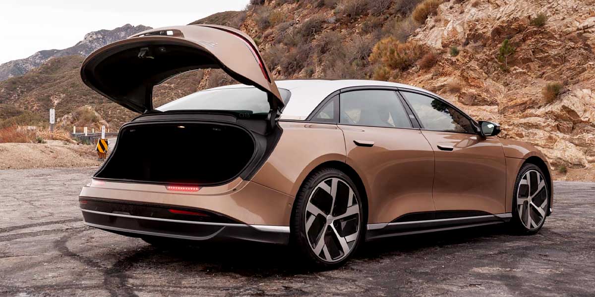 Lucid Air Touring exterior