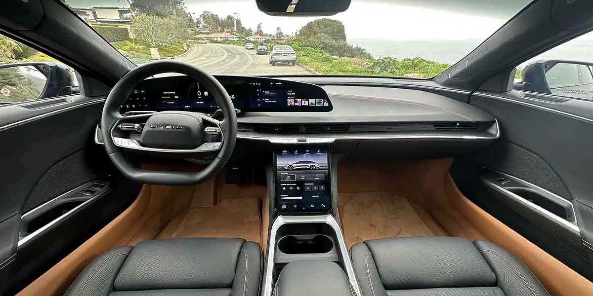 Lucid Air Touring interior