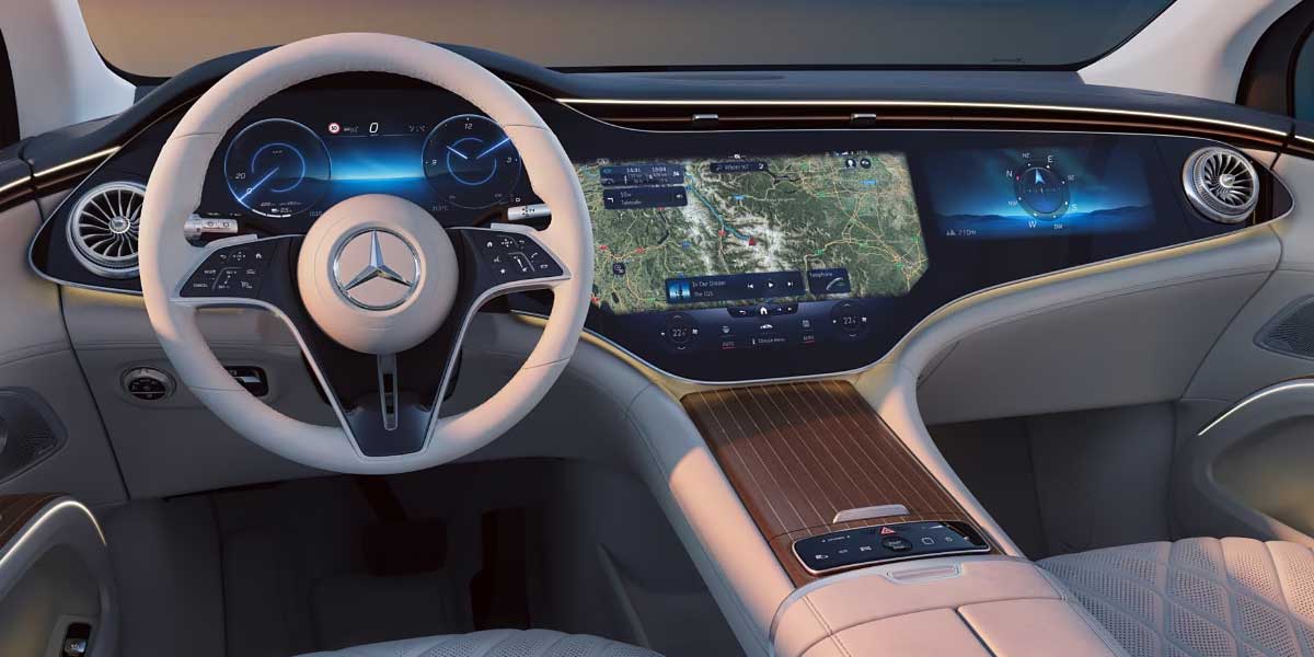 Mercedes EQS SUV 580 interior