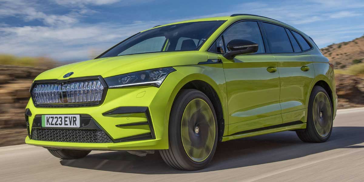 Skoda Enyaq 85x Sport Line range