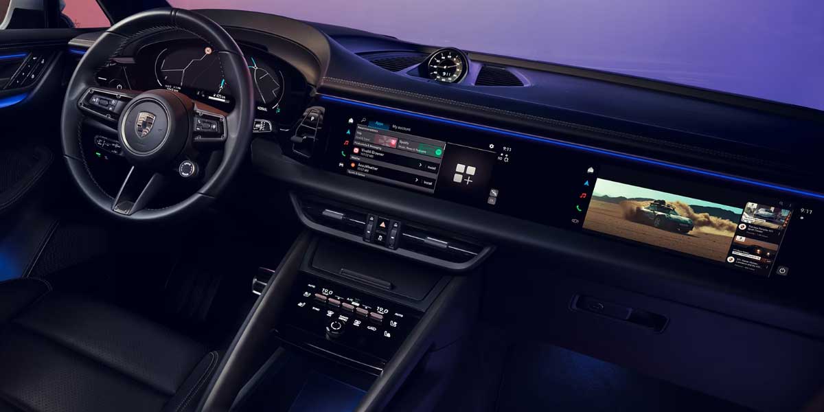 Porsche Macan Turbo Electric interior